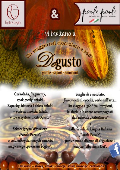 Degustacja czekolady - słowa, smak i emocje
